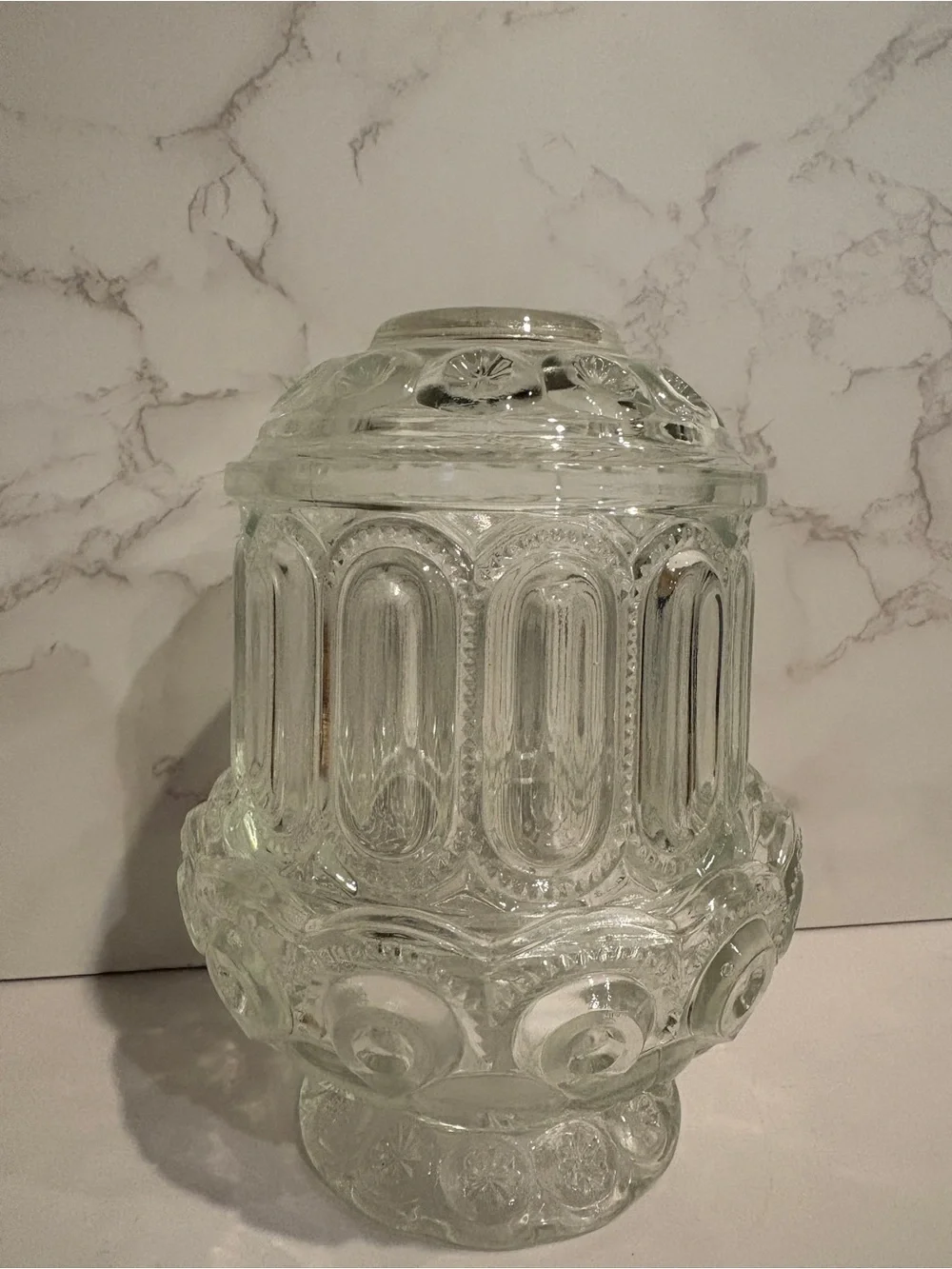 LE Smith Clear Moon & Stars Fairy Lamp